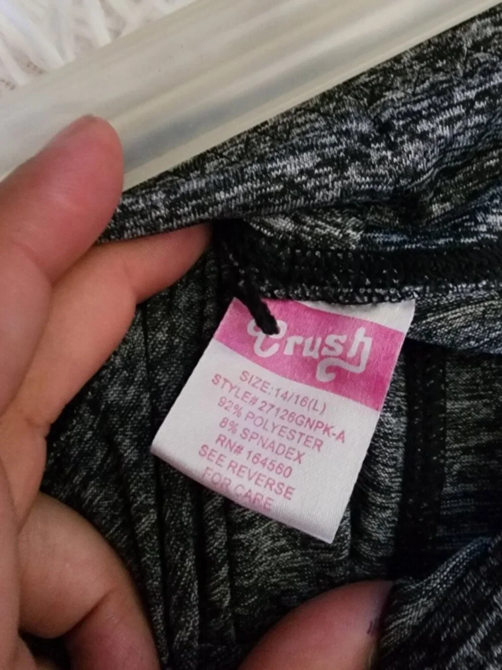 10/$10 - Gray and Pink Athletic Leggings